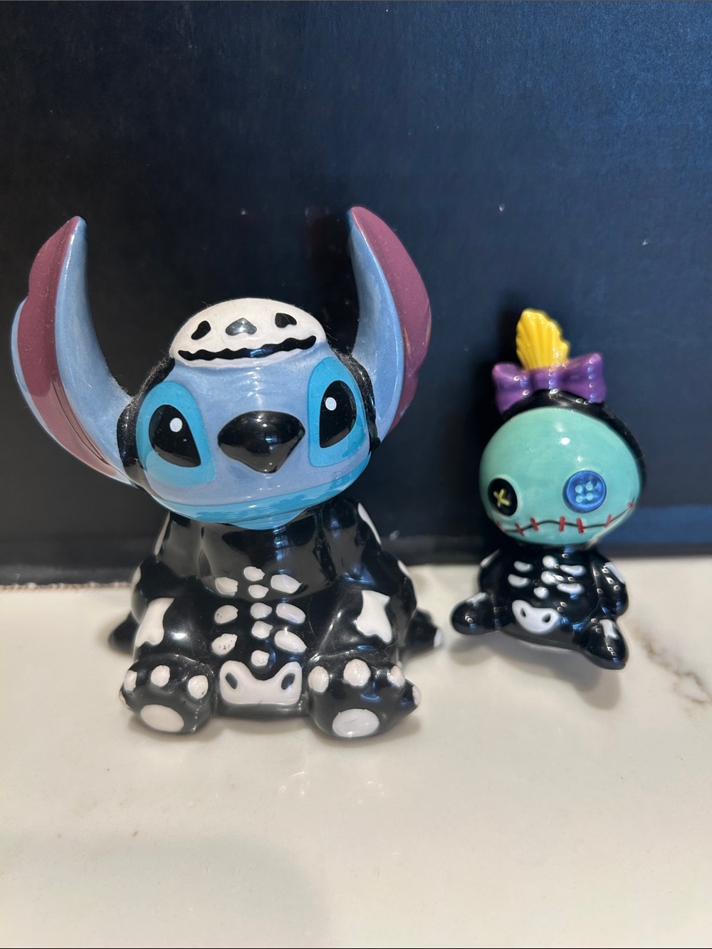 Disney Stitch Halloween Salt and Pepper Shakers, New